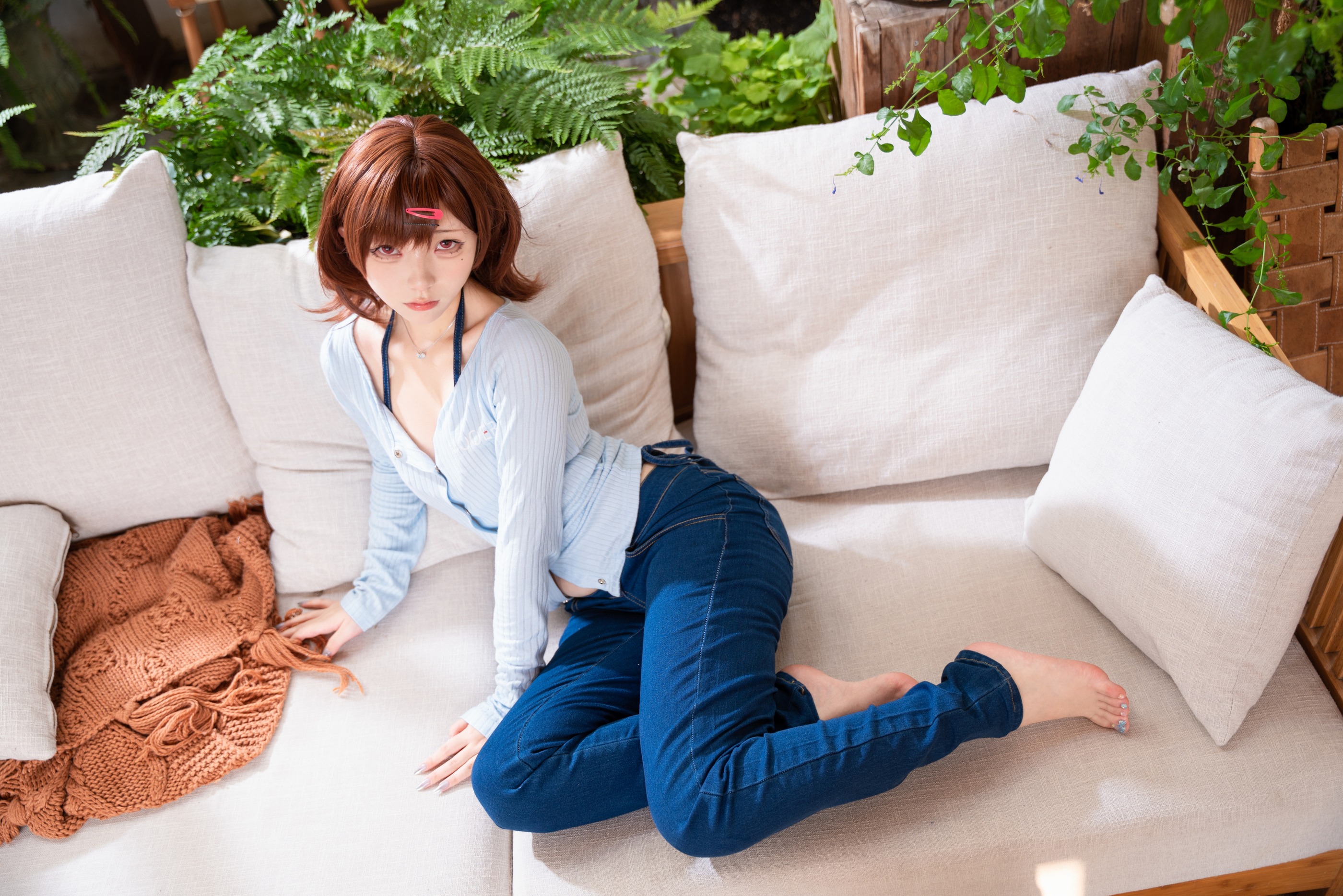 图片[1]-花铃 – NO.063 円香牛仔裤[54P]-XikXak